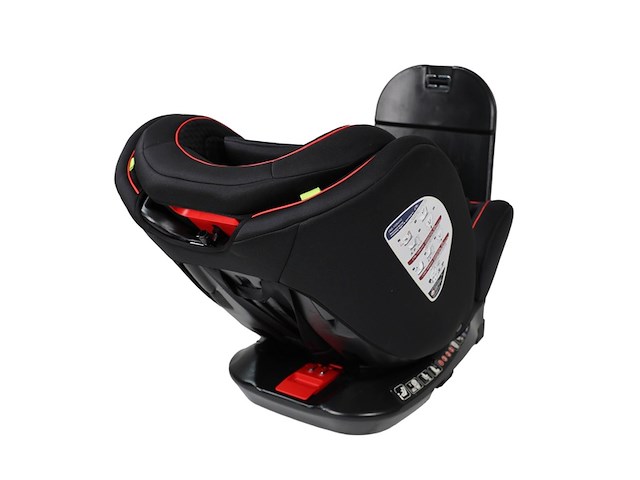 Carkids isize autostoeltje darcy 360 isofix zwart/rood - afbeelding 4 van  5