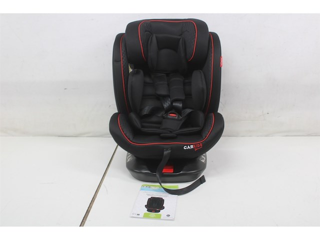 Carkids isize autostoeltje darcy 360 isofix zwart/rood - afbeelding 5 van  5