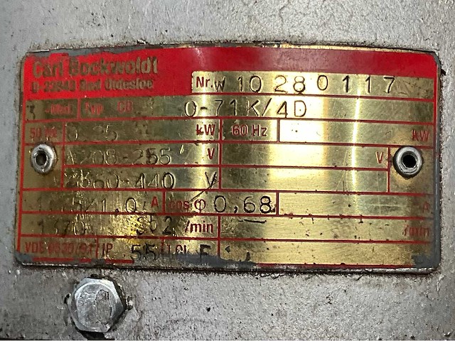 Carl bockwoldt vloeistof vatenpomp - afbeelding 5 van  5