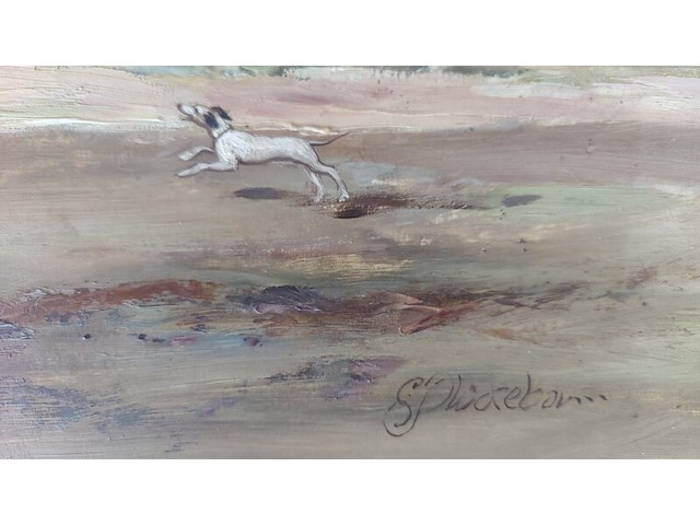 Carl (karl) pluckebaum (1880-1952) - 'der rhein bei mönchnsert' - afbeelding 6 van  8