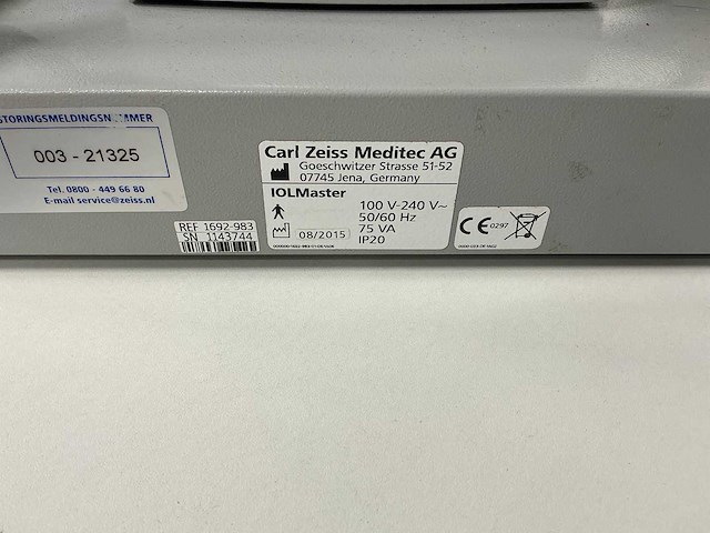 Carl zeiss - 2015 - iolmaster 500 - optical biometer - afbeelding 6 van  6