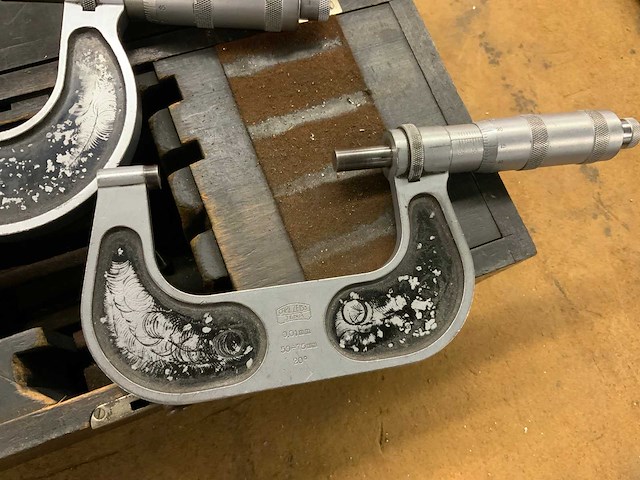 Carl zeiss buitenmaat micrometer (2x) - afbeelding 3 van  5