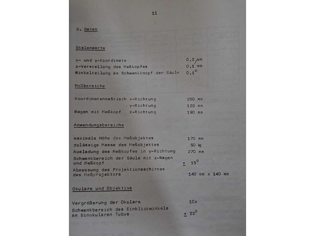 Carl zeiss jena - 1983 - zkm 02-250 - 2-coördinaatmeetmachine - afbeelding 39 van  41