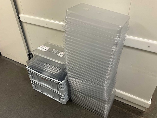 Carlisle - gn 1/1-100 - kunststof gastronormbak met deksel (10x) - afbeelding 3 van  3