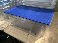 Carlisle - gn 1/1-200 - kunststof gastronormbak met deksel (7x) - afbeelding 1 van  3