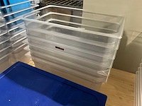 Carlisle - gn 1/1-200 - kunststof gastronormbak met deksel (7x) - afbeelding 3 van  3