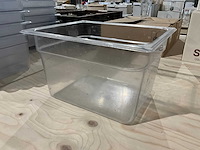 Carlisle - gn 1/2-200 - kunststof gastronormbak met deksel (12x) - afbeelding 2 van  2