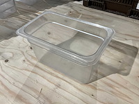 Carlisle - gn 1/4-150 - kunststof gastronormbak met deksel (10x) - afbeelding 3 van  3
