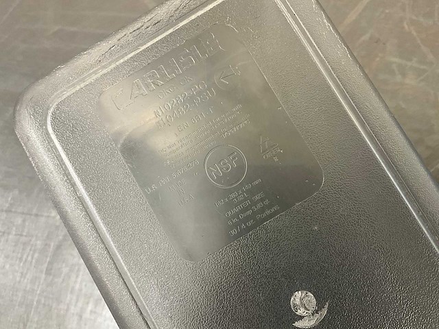 Carlisle - gn 1/4-150 - kunststof gastronormbak met deksel (16x) - afbeelding 3 van  4