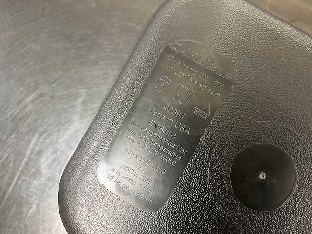 Carlisle - gn 1/6-100 - kunststof gastronormbak (10x) - afbeelding 3 van  3