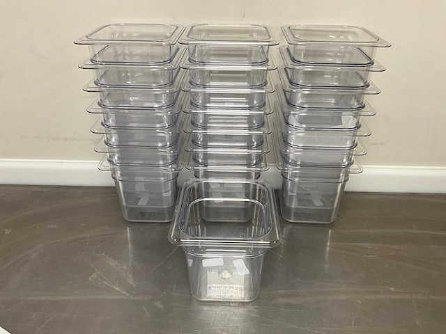 Carlisle - gn 1/6-150 - kunststof gastronormbak (22x) - afbeelding 1 van  4