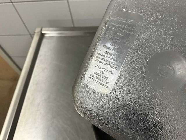 Carlisle - gn 1/6-150 - kunststof gastronormbak (40x) - afbeelding 2 van  3