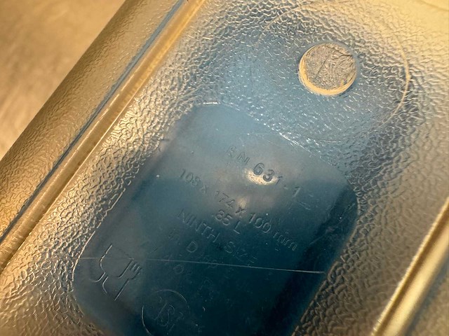 Carlisle - gn 1/9-100 - gastronormbak - afbeelding 3 van  3