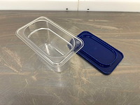 Carlisle - gn 1/9-100 - kunststof gastronormbak met deksel (15x) - afbeelding 3 van  3