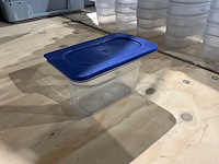 Carlisle - gn 1/9-100 - kunststof gastronormbak met deksel (20x) - afbeelding 2 van  3