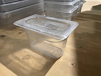 Carlisle - gn 1/9-100 - kunststof gastronormbak met deksel (30x) - afbeelding 1 van  2