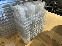 Carlisle - gn 1/9-100 - kunststof gastronormbak met deksel (30x) - afbeelding 2 van  2