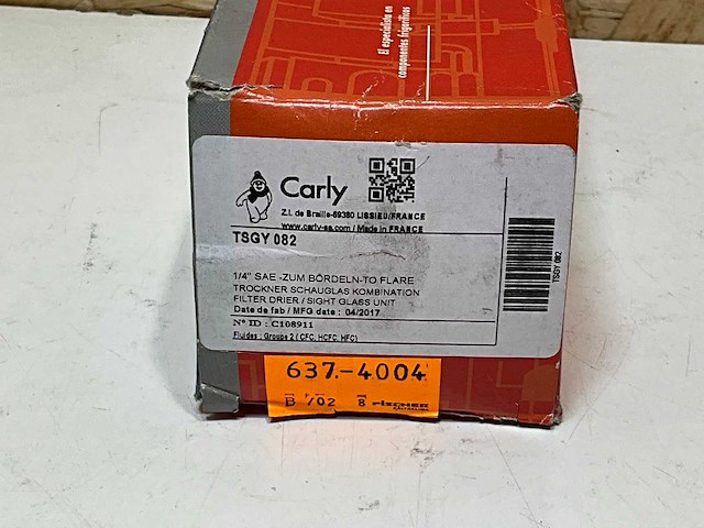 Carly dcy 082 vcyl 22 kombi tsgy082 filterdroger met kijkglas (2x) - afbeelding 4 van  4