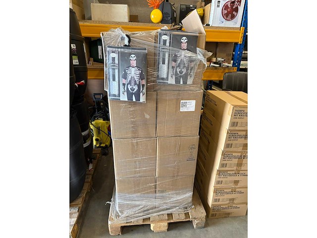 Carnavals kostuum skelet (400x) - afbeelding 2 van  3