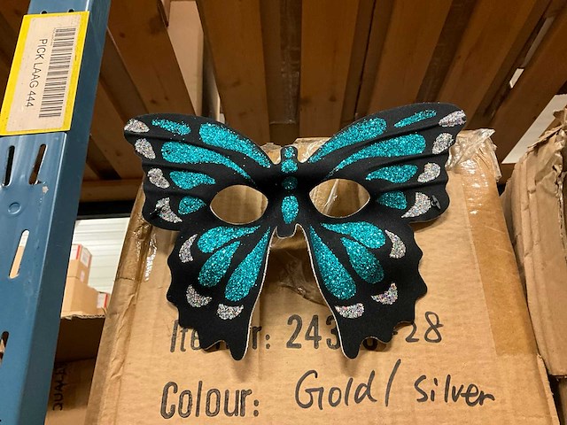 Carnavals masker (240x) - afbeelding 2 van  2
