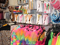 Carnavalskleding en accessoires aan zevendelige wandstelling, ruim 140 kledingstukken w.o. brillen, riemen,... - afbeelding 7 van  8