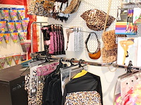 Carnavalskleding en accessoires aan zevendelige wandstelling, ruim 140 kledingstukken w.o. brillen, riemen,... - afbeelding 8 van  8