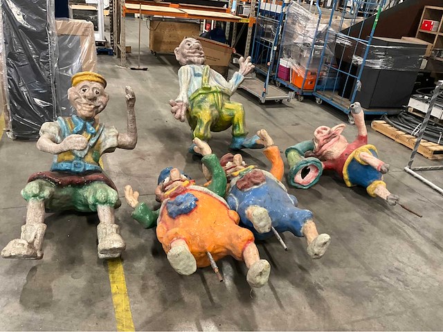 Carnavalspoppen (5x) - afbeelding 1 van  11