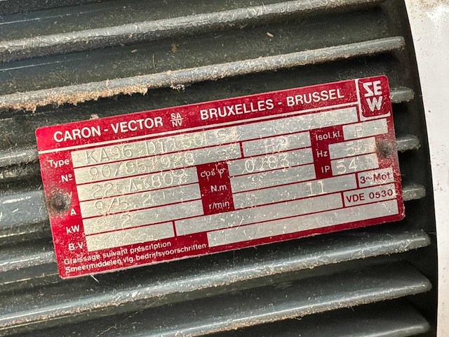 Caron / vector ka96dt100ls4 elektromotor - afbeelding 2 van  2