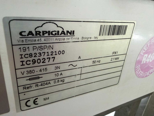 Carpigiani - 191 p/sp softijsmachine - ijsmachine - afbeelding 3 van  4