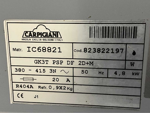 Carpigiani - gk3t- ijsmachine - afbeelding 7 van  13