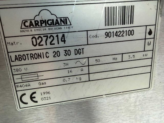 Carpigiani - labotronic 20 30 dgt - ijsmachine - afbeelding 9 van  9