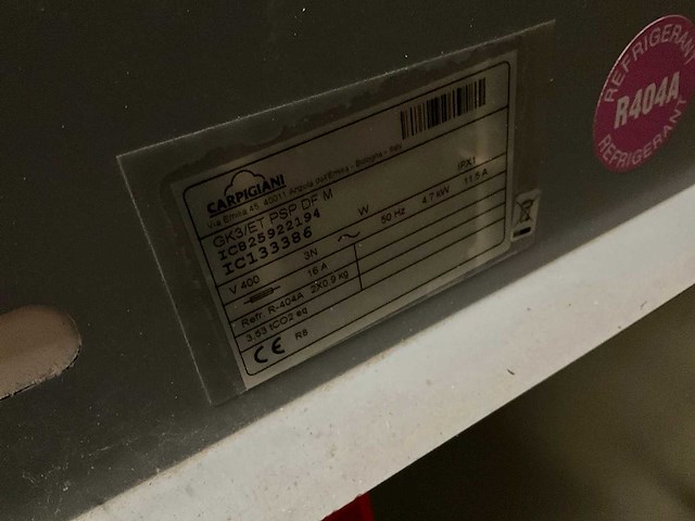 Carpigiani gk3 et psp df m ijsmachine - afbeelding 3 van  13