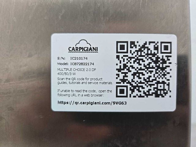 Carpigiani ic210/174 ijsmachine - afbeelding 8 van  9