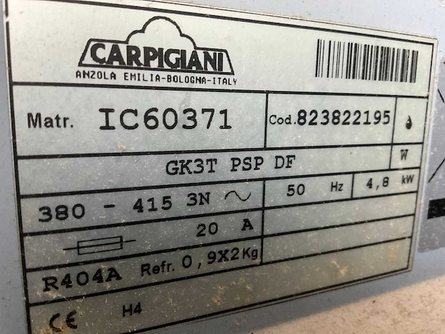 Carpigiani ic60371 soft ijsmachine - afbeelding 3 van  11