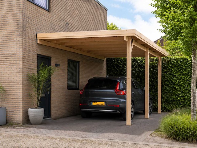 Carport - wandbevestiging 500 x 300 x 270 cm - afbeelding 1 van  3