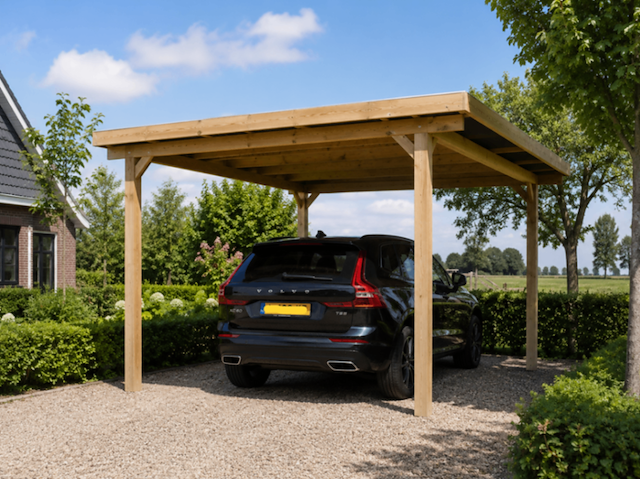 Carport 500 x 300 x 270 cm, vrijstaand - afbeelding 1 van  3