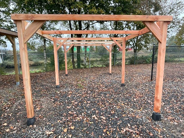 Carport constructie douglas - 480x410x210 cm - afbeelding 2 van  5