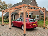 Carport constructie douglas - 720x310x300 cm - afbeelding 1 van  5