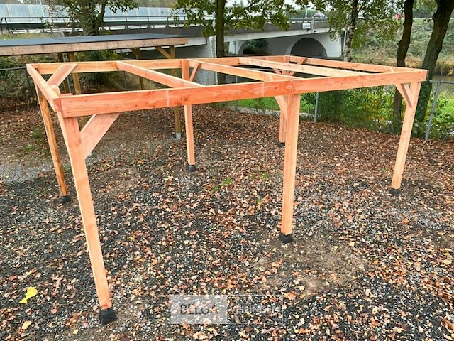 Carport/overkapping-hoog, afm b310xd600xh285 cm - afbeelding 3 van  5
