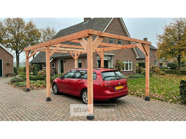 Carport/overkapping-hoog, afm b310xd600xh285 cm - afbeelding 1 van  5