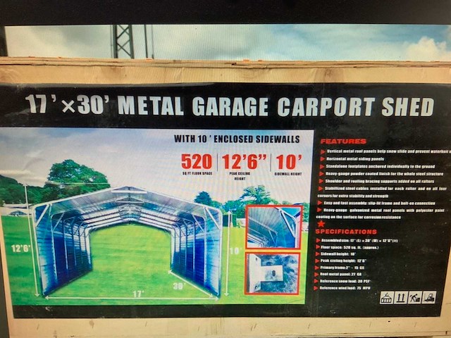 Carport/overkapping/opslagruimte - afbeelding 2 van  4