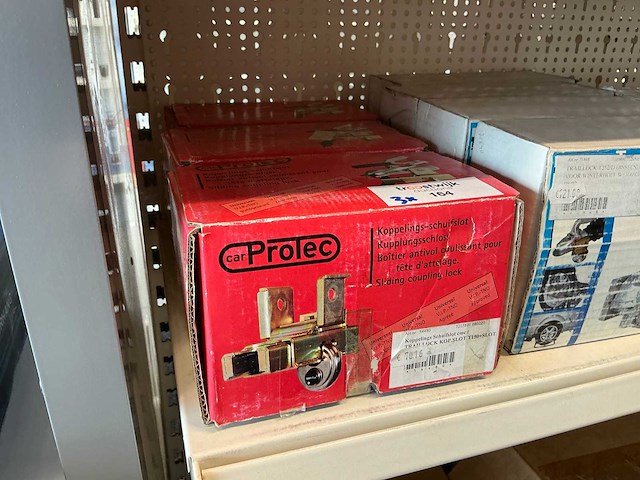 Carprotec aanhanger koppelings-schuifslot (3x) - afbeelding 1 van  2