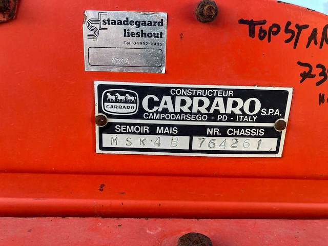 Carraro msk4b maiszaaimachine 4-rijig - afbeelding 3 van  11