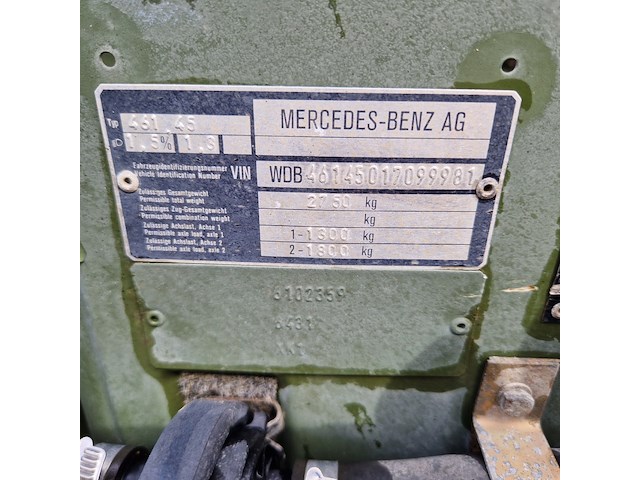 Carrosserie tbv personenvoertuig, mercedes-benz, g-klasse - afbeelding 17 van  26