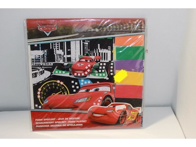 Cars-disney foam speelset 2x in ds 48 - afbeelding 2 van  5