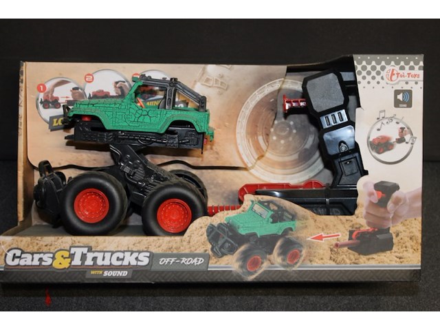 Cars en trucks off road wagen 1x in a14 - afbeelding 1 van  3