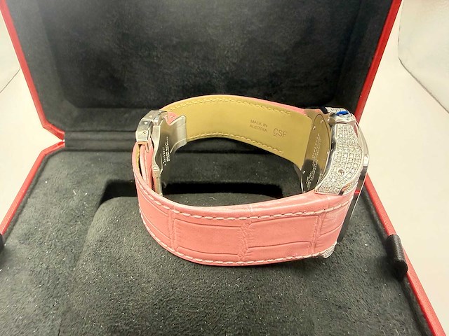 Cartie santos 100 xl | pink | diamonds | unworn - afbeelding 3 van  9