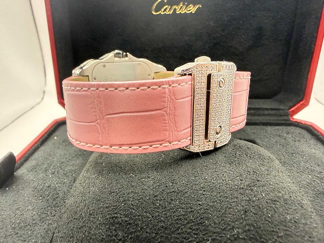 Cartie santos 100 xl | pink | diamonds | unworn - afbeelding 4 van  13