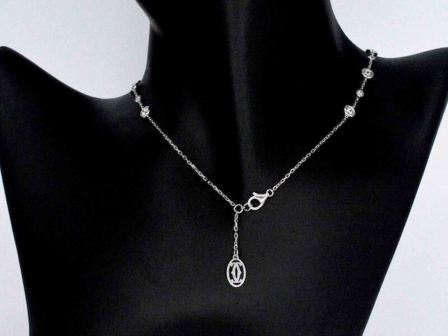 Cartier - cartier halscollier met natuurlijke diamanten - afbeelding 8 van  10