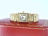 Cartier - tank francaise goud - afbeelding 3 van  13